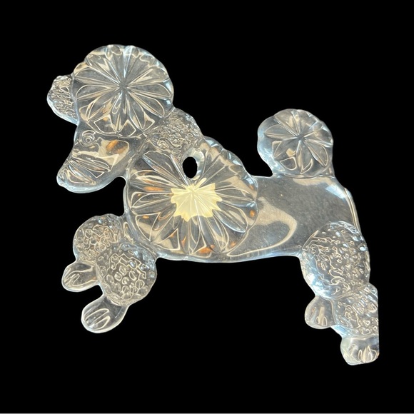 Mikasa Other - Mikasa Glass Poodle Christmas Ornament